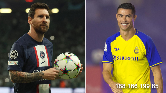 Messi còn kém Ronaldo 28 bàn thắng