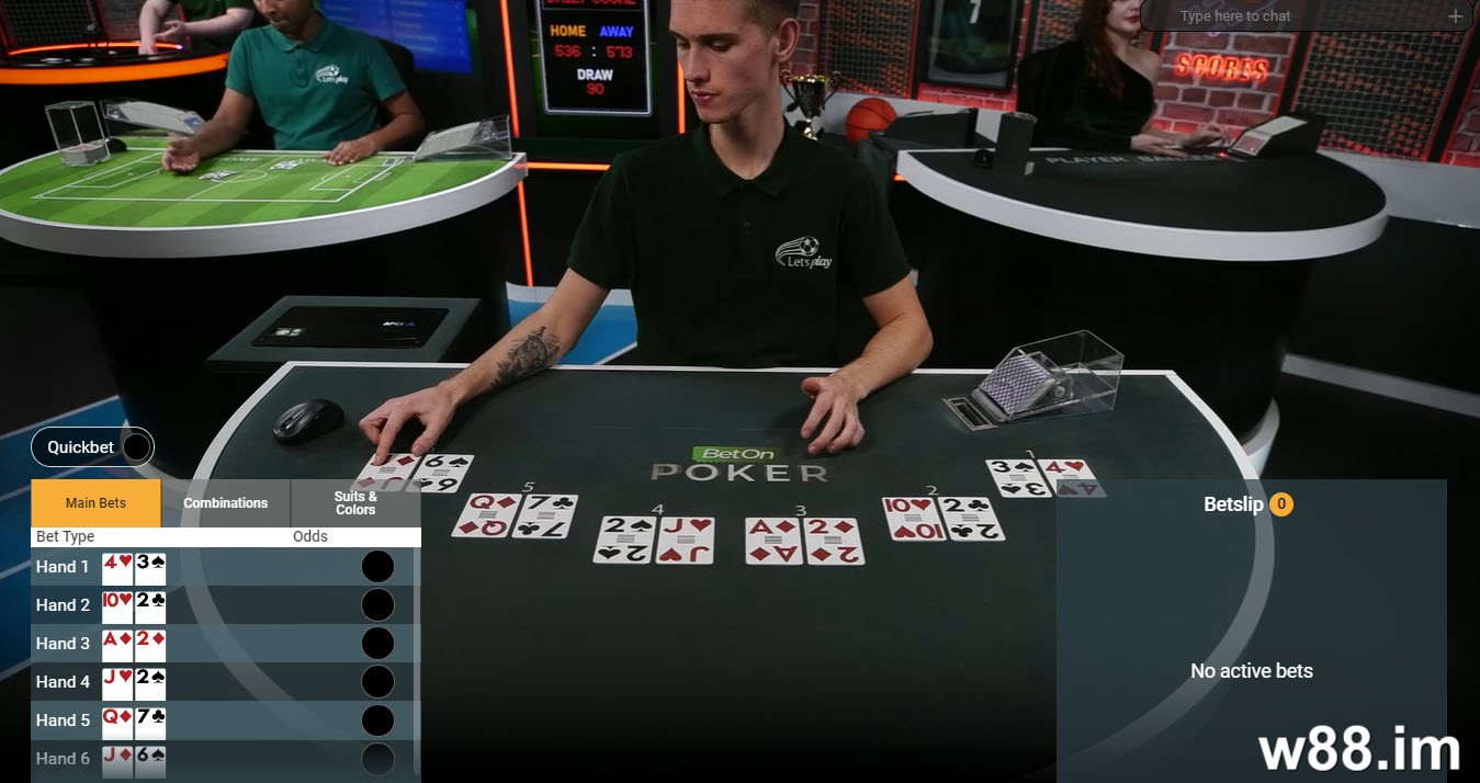 Tham gia chơi Poker online tại W88
